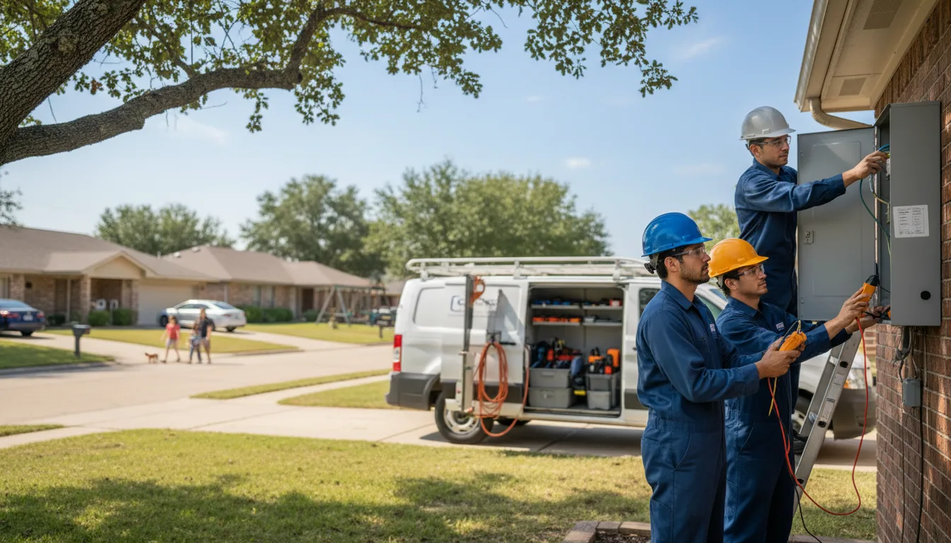 Certified electrician providing emergency electrical services in Correctionville, IA